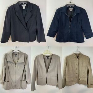 Lot of 5 Women's Jackets/Blazers Size 8-8P